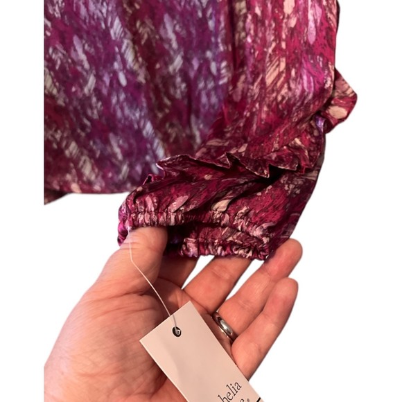 NWT Ophelia Roe Ruffle Blouse Size M - Picture 5 of 7